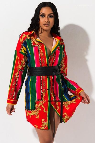 

womens shirts dresses autumn long sleeve brand long ladies shirts fashion loose printed womens floral v neck, White