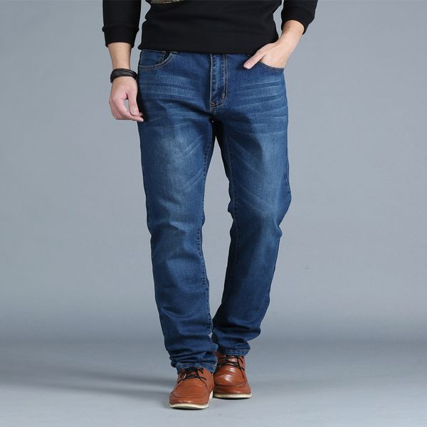 

men's stretch jeans plus, Blue