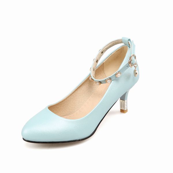 

oversizedsimple and fashionable pearl stiletto shoes ladies high heels women shoes woman pumps, Black