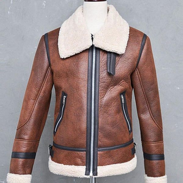 2019 New Winter Men Fashion Leather Jackets Motorcycle Keep Winter Men Fashion Leather Jackets