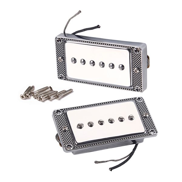 

single coil bridge \u0026 neck pickup pickup set for electric guitars, set of 2