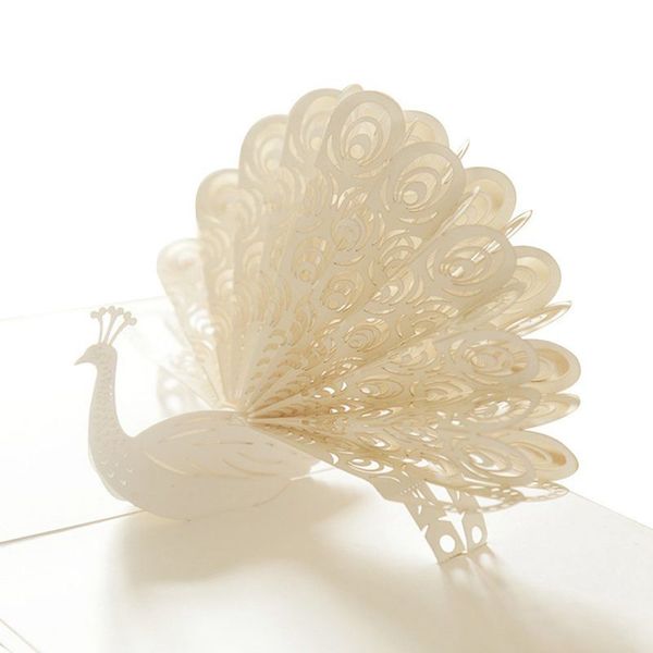 

3d павлин вверх на день рождения для жены муж дети день валентина карты ручной работы годовщину свадьбы карты happy new year gradu