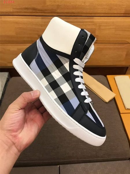 Mens High Top School Board Shoes Suede Leather Lace Up Buckle Zip Punk Sneakers