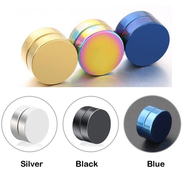 

магнит 2018 Черный Нержавеющая сталь Титан Круглый Магнитный клип на черный Поддел