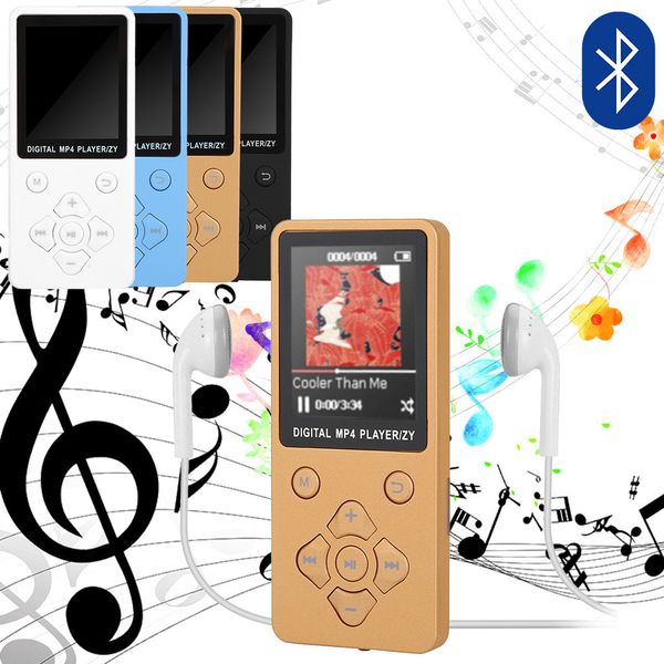 

#35 mini usb clip lcd screen bluetooth mp4 player support 32g tf card ultra thin lossless sound 1.8'' mp4 player with fm e-book