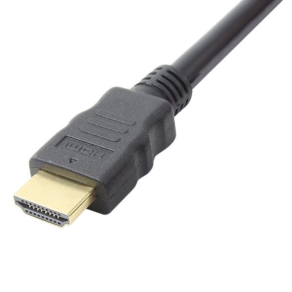 

hdmi cable 5m hdmi male to male v1.3 standard gold - plated cable black