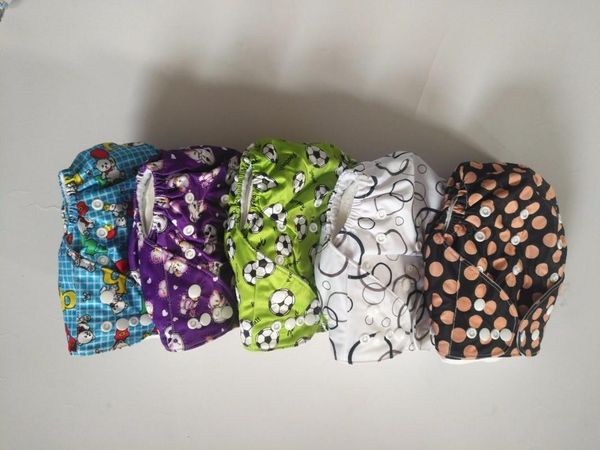 

breathable fabric elastic waist infant cloth diaper reusuable nappy babies nappies with double gussets 120 pcs with inserts