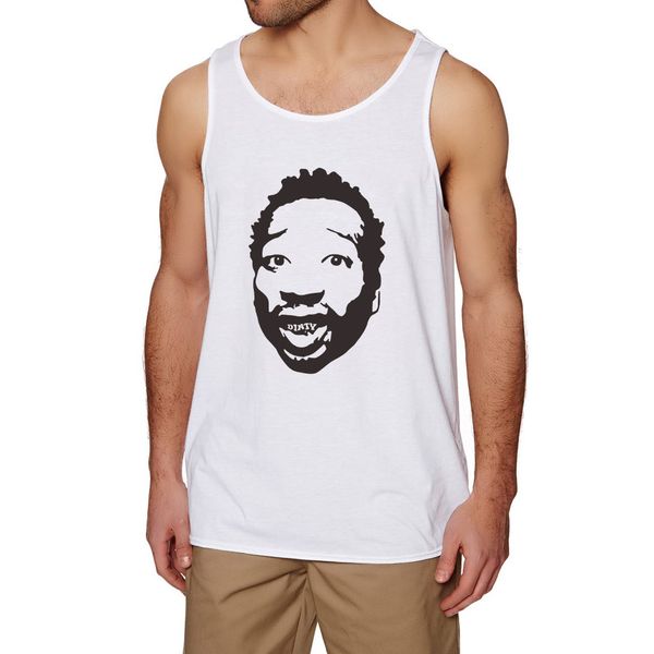 

mens odb clan hip hop rap mcgir fitness workout casual tank men, White;black