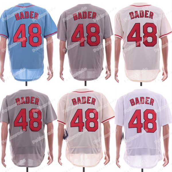 

St. Louis 48 Harrison Bader 25 Dexter Fowler Cardinals Baseball Jerseys 46 Paul Goldschmidt 4 Yadier Molina Double Stiched