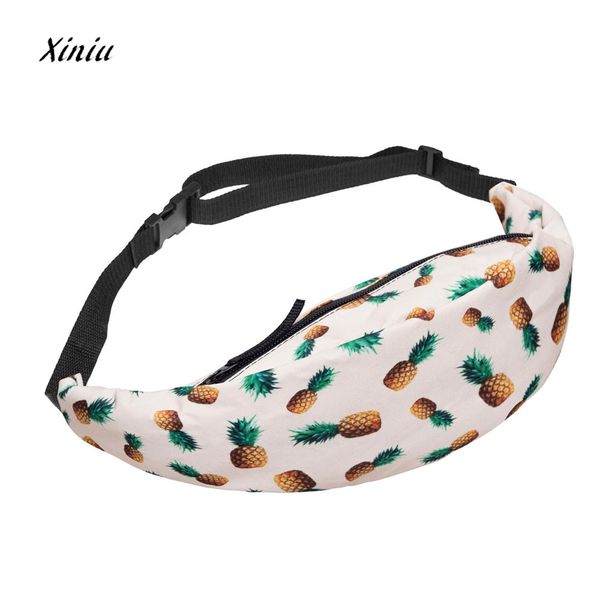 

2018 new fashion men women waist bag packs printed belt mens womens travel waist bags bolso cintura great baby mochila