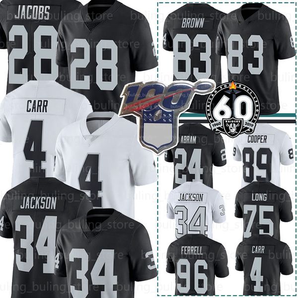 

Raider jer ey 28 jo h jacob oakland 98 maxx cro by 83 darren waller 4 derek carr 34 bo jack on 24 johnathan abram lynch ferrell, Black;red
