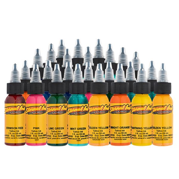 

16 color set tattoo ink pigment set kits body arts 30ml professional beauty permanent makesup paints accesories