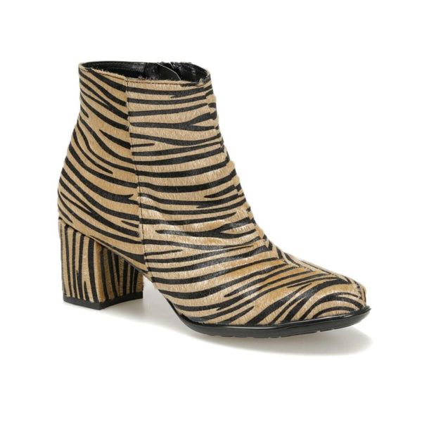 

flo laura90z suede zebra women 's boots butigo, Black