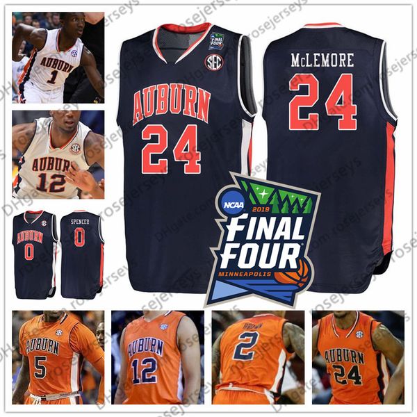 

2019 final four ncaa tiger ba ketball 0 horace pencer 12 j 039 von mccormick 24 anfernee mclemore 33 cha e maa dorp blue orange white je