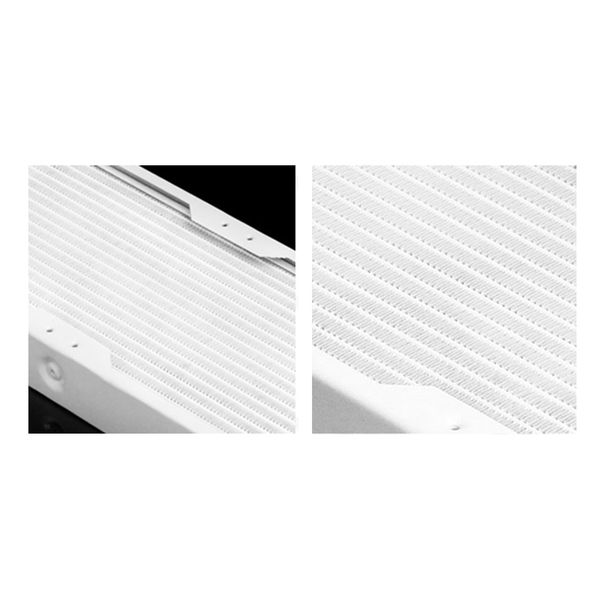 

360mm aluminum computer radiator water cooler cooling heatsink exchanger water cool system for computer - white/black