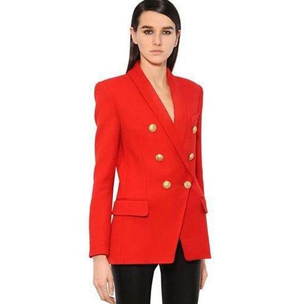 

vintage blazer for women luxury designer black white red blazers spring fall classic runway jacket fashion streetwear work jackets s-2xl, White;black