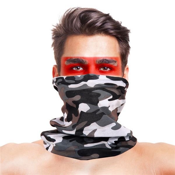 

tactical camouflage military sun caps 100% polyester microfiber airsofr military hunting sports scarf neck half face sun caps, Blue;gray