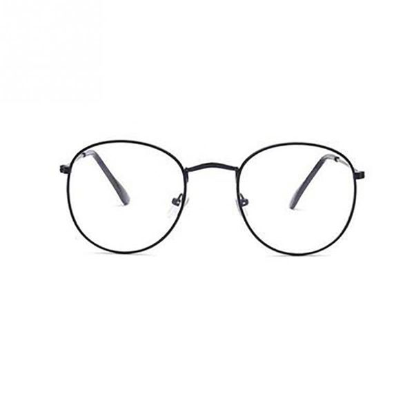 

fashion classic gold metal frame glasses women men classical vintage style optical glasses for reading, Silver