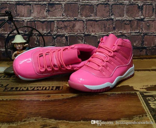 

детская обувь ретро одиннадцать 11 розовый лимонад space jam bred 2018 конкорд 45 тренажерный зал красный гамма синий баскетбольная обувь мо, Black