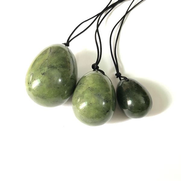 

yoni egg,natural nephrite serpentine eggs polished chlorophane massage chakra healing reiki stone egg 30mm 40m 50mm, Silver