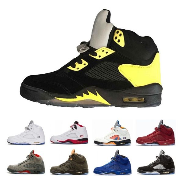 

michigan fab 5 inspire satin bred fresh 5 wings 5s psg black men basketball shoes paris laney og white grape mens sports sneakers