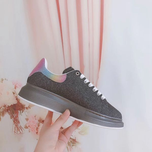 

rainbow suede back men women chaussures shoe platform sneakers outdoor sneakers sold colors hiking shoes, Black