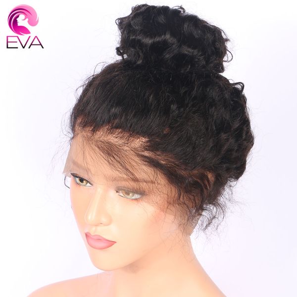 

eva hair curly lace front human hair wigs for black women brazilian remy 360 lace frontal wigs pre plucked with baby