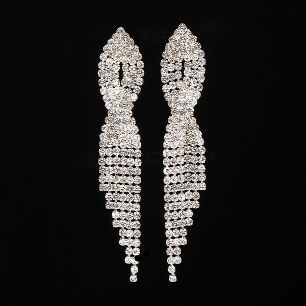 

designer earrings for women luxury jewelry earrings micro zircon ear nail luxurious earrings alloy defence allergy, Golden