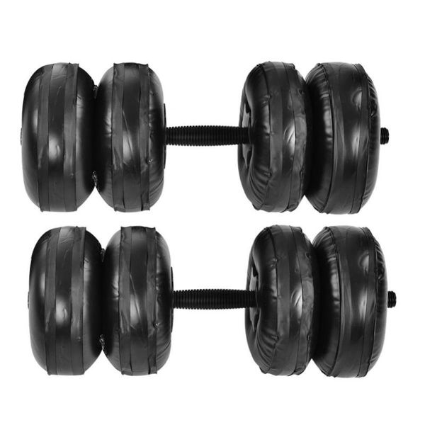

adjustable anti-leak water inflated pvc wight dumbell set bodybuilding exercise equipment water dumbbells kit