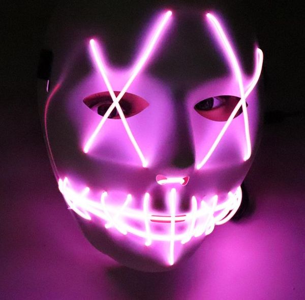 

Led halloween gho t ma k the purge movie wire glowing ma k ma querade full face ma k halloween ma k co tume party ma k gift n1034