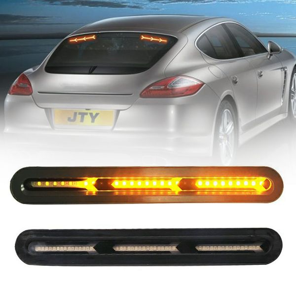 

2pcs brake light turn signal waterproof universal integrated abs car led automotive taillight easy install windshield decorative