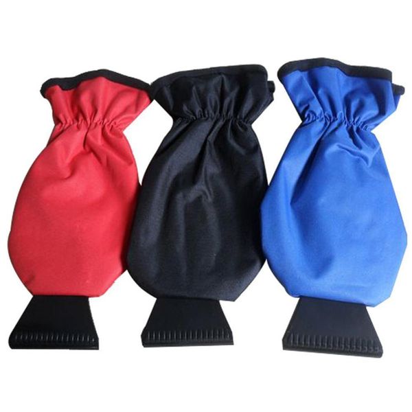 

snow shovel ice scraper tool snow scraper removal glove oxford cloth cleaning for auto window outdoor car-styling winter gloves