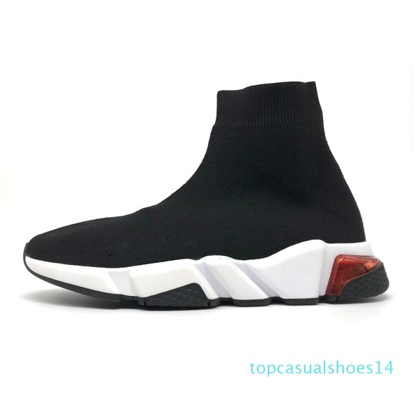 

designer sock graffiti speed trainer fashion sneakers triple black beige race runners clear sole women mens platform casual sport shoe t14