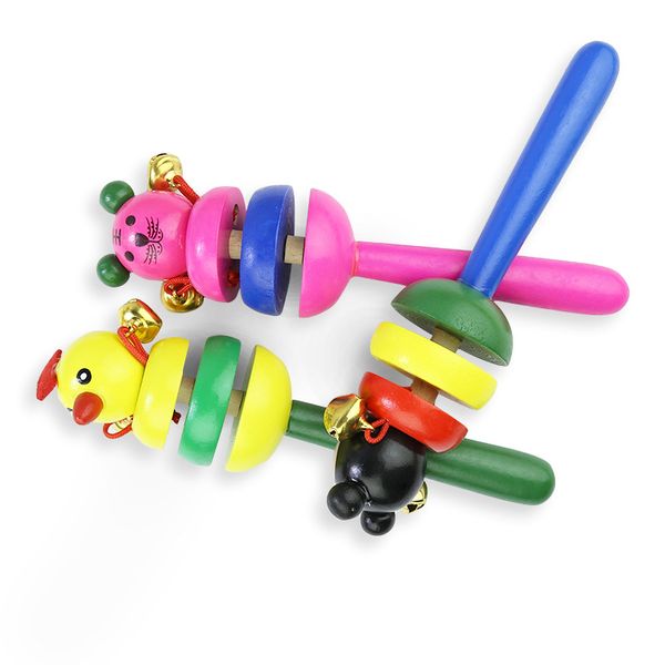 

baby toys rattles wooden activity bell stick shaker baby toys for newborns children mobiles rattle baby toy for child gifts