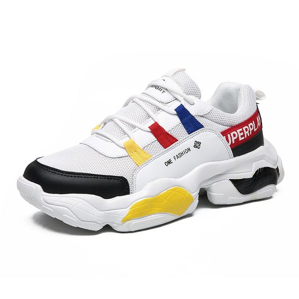 

original men causal shoes black white red mens comfortable fly outdoor jogging walking sneakers sports trainer shoes size eu 40-44