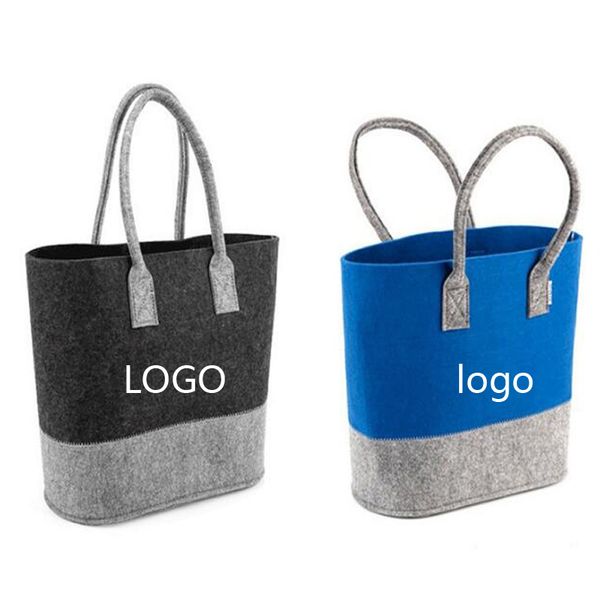 

custom logo shopping bags felt bags handle