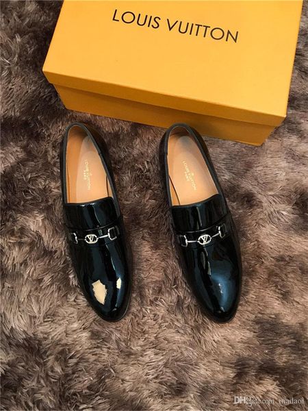 

20fw summer white dress shoes men zapatillas hombre leather derby shoes man designers versio luxury 2019 brands boat shoes ye4, Black