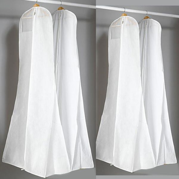 

new arrivals 180cm long train wedding dess dust bag evening dress dust cover bridal garment storage bag sale
