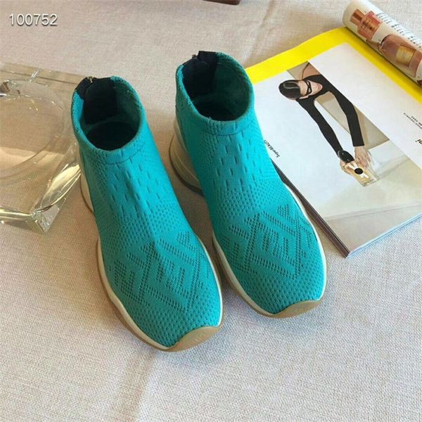 

fashion brand women's shoes luxury women boots winter knitted shoes ladies fashion women casual platform shoes women's boots y5, Black