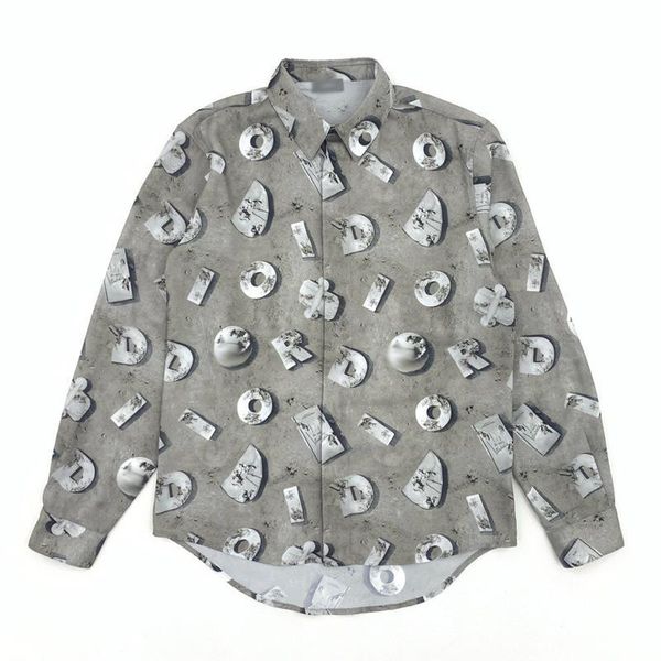 

19ss france fashion high-end full printed shirts мужчины женщины весна лето осень футболки солнцезащитная одежда куртка уличная футболка hfy, White;black