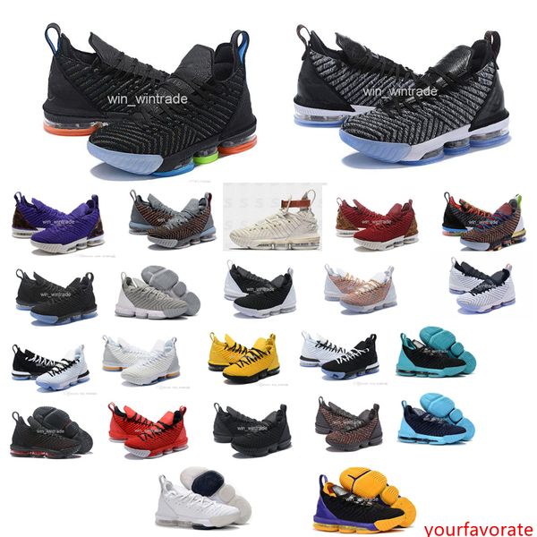 

16s equality basketball shoes for men james sneakers watch the throne king oreo new-le&bron 16 equality szie 40-46