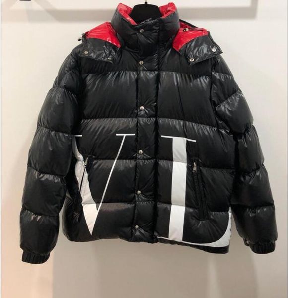 

new men casual down jacket down coats mens outdoor warm feather winter coat outwear jackets men's winter clothing, Black