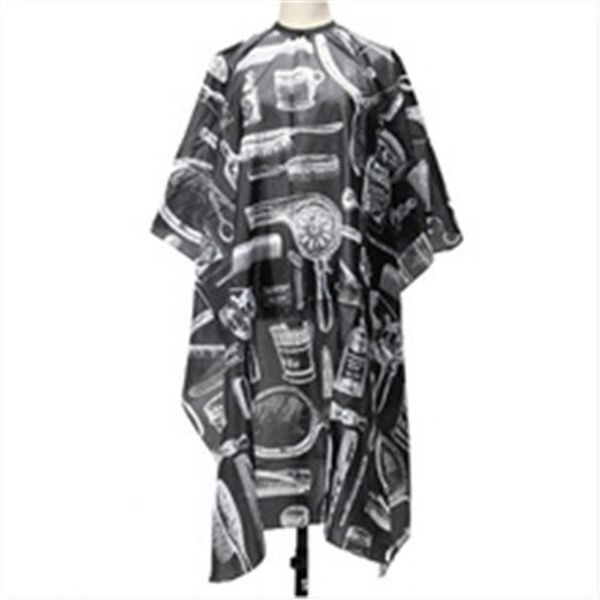 

1pcs waterproof tarpaulin salon barber shawl salon release hair stylist dress apron comb print haircutting tool