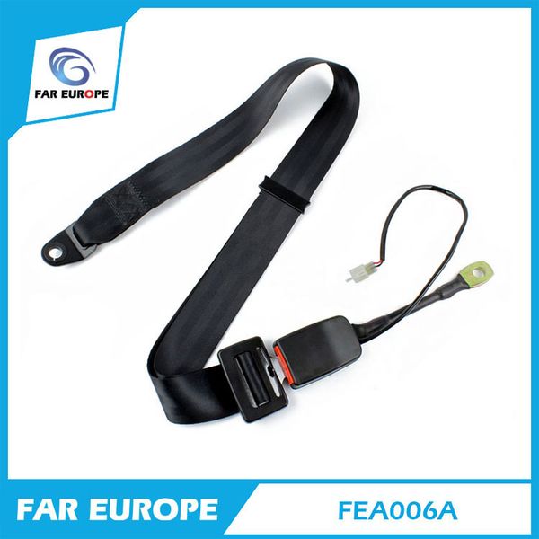 

alr car satefy seat belt manufacturer two point seatbelt with stalk buckle switch fea006a