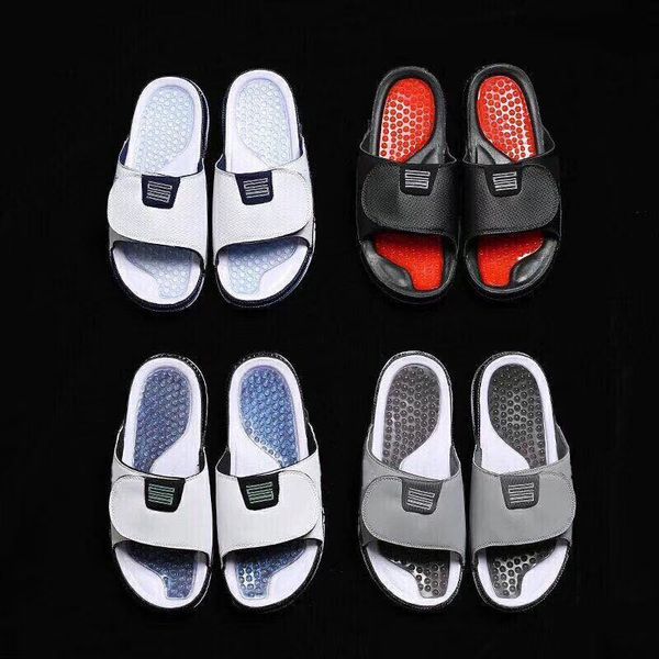 

brand designer basketball slippers men and women sandals slides men basketball shoes casual shoes outdoor walking shoes size 13 with box, Black