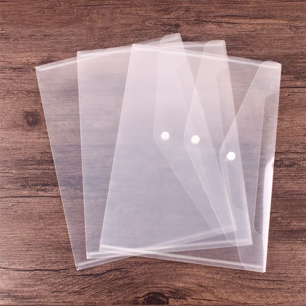 

great transparent plastic a4 folders file bag 500pcs/lot document hold bags folders filing paper storage office school supplies