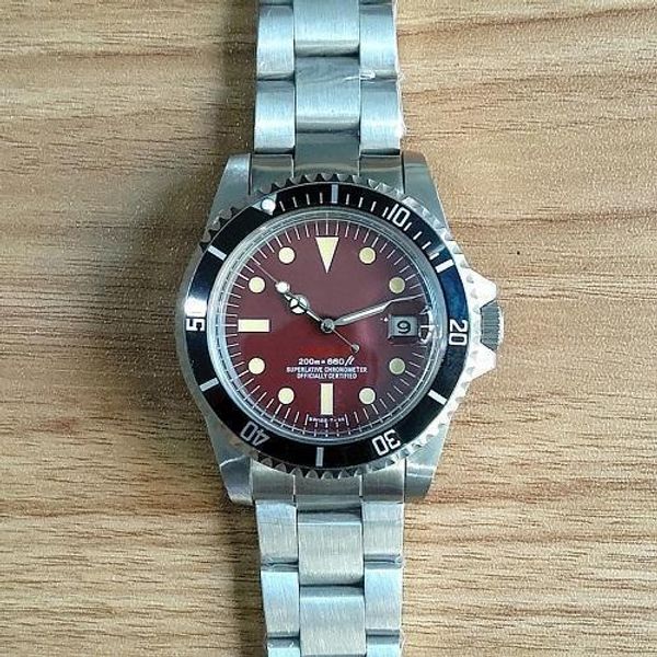 

New Wristwatch Vintage Asia Movement Automatic Mechanical Movement Stainless Steel Fashion Men's Watch Wristwatch