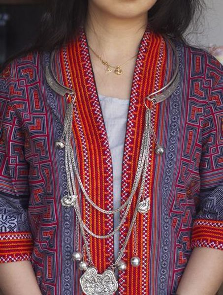 

индивидуальность национальный ветер многослойный длинная жизнь замок свитер цепи мода фото фото ретро преувеличены воротник, Silver