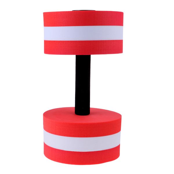 

1 piece water resistance aquatic exercise dumbells for water aerobics - red