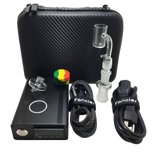 

Любитель Enail e-лак е фейерверками кварц ногтей 20мм 25мм 25 мм электрический даб гвоздь коробка комплект регулятор температуры Rig стекло бонги